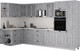 Миниатюра изображения товара Кухонный гарнитур Интерлиния Мила Деко 1.68x3.4 LV (керамика/керамика/опал светлый)