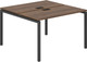 Миниатюра изображения товара Комплект письменных столов Norden 1200х1238х750 / SG.241.DM.44.AN (антрацит/дуб модена)