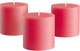 Миниатюра изображения товара Набор свечей Мелт 75мм (3шт, красный)
