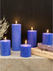 Миниатюра изображения товара Набор свечей Мелт 75мм (3шт, синий)