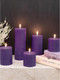 Миниатюра изображения товара Набор свечей Мелт 100мм (3шт, темно-фиолетовый)
