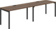 Миниатюра изображения товара Комплект письменных столов Norden s-b-s 280х70х75 / SG.225.DM.44.AN (антрацит/дуб модена)