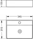 Миниатюра изображения товара Умывальник со смесителем Lauter 21855 + Cascade 21СК655C