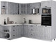 Миниатюра изображения товара Кухонный гарнитур Интерлиния Мила Деко 1.88x2.4 LV (керамика/керамика/опал светлый)
