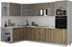 Миниатюра изображения товара Кухонный гарнитур Интерлиния Мила Деко 1.88x3.0 LV (дуб вотан/луна/опал светлый)