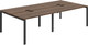 Миниатюра изображения товара Комплект письменных столов Norden 280х143.8х75 / SG.255.DM.63.AN (антрацит, дуб модена)