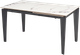 Миниатюра изображения товара Обеденный стол Halmar Felix (белый мрамор/черный)