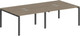Миниатюра изображения товара Комплект письменных столов Norden 280х163.8х75 / SG.258.OD.63.AN (антрацит/дуб темный)