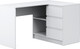 Миниатюра изображения товара Письменный стол Империал Оникс Вайт угловой (белый)