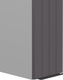 Миниатюра изображения товара Шкаф навесной для кухни Arvento Корнелия Анта-плюс ВШ20 (графит софт)