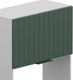 Миниатюра изображения товара Шкаф навесной для кухни Arvento Корнелия Анта-плюс ВШ60-1г-свч (зеленый софт)