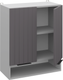 Миниатюра изображения товара Шкаф навесной для кухни Arvento Корнелия Анта-плюс ВШ60п (графит софт)