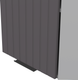 Миниатюра изображения товара Шкаф навесной для кухни Arvento Корнелия Анта-плюс ВШУ угловой (графит софт)