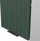 Миниатюра изображения товара Шкаф навесной для кухни Arvento Корнелия Анта-плюс ВШУ угловой (зеленый софт)