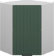 Миниатюра изображения товара Шкаф навесной для кухни Arvento Корнелия Анта-плюс ВШУ угловой (зеленый софт)