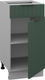 Миниатюра изображения товара Шкаф-стол кухонный Arvento Корнелия Анта-плюс НШ40р1ш без столешницы (зеленый софт)
