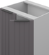 Миниатюра изображения товара Шкаф-стол кухонный Arvento Корнелия Анта-плюс НШ50р без столешницы (графит софт)