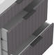 Миниатюра изображения товара Шкаф-стол кухонный Arvento Корнелия Анта-плюс НШ60р3ш без столешницы (графит софт)