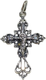 Миниатюра изображения товара Подвеска Wolves Ажурный нательный крестик серебрение 1390