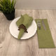 Миниатюра изображения товара Комплект столового белья ОМурМебель Елка (6шт, зеленый)