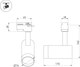 Миниатюра изображения товара Трековый светильник Arlight LGD-GERA-2TR-R74-20W Warm3000 WH 24deg / 025911(1)