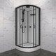 Миниатюра изображения товара Душевая кабина Triton Прайм-Блэк М3 90х90А 