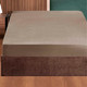 Миниатюра изображения товара Простыня DO&CO Soft на резинке 90x200x30 / 12121 (коричневый)