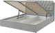 Миниатюра изображения товара Полуторная кровать Bravo Мебель Белиста 140х200 c п/м стандарт 1 вариант (светло-серый)