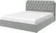 Миниатюра изображения товара Полуторная кровать Bravo Мебель Белиста 140х200 c п/м стандарт 1 вариант (светло-серый)