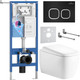 Миниатюра изображения товара Унитаз подвесной с инсталляцией Roxen StounFix Dual Fresh 968515