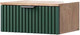 Миниатюра изображения товара Прикроватная тумба Мебель-КМК 1Я Герта КМК 0979.19 (дуб веллингтон/SAT 22 зеленый мат)