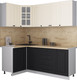 Миниатюра изображения товара Кухонный гарнитур Интерлиния Мила Деко 1.2x2.0 (черный/белый/дуб бунратти)