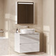 Миниатюра изображения товара Тумба под умывальник Belux Luna НП 80-02 (18, белый матовый)