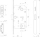 Миниатюра изображения товара Защелка врезная Armadillo Gravity.Pro G01.196.50.96 BL (черный)
