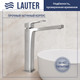 Миниатюра изображения товара Умывальник со смесителем Lauter 21887B + Cascade 21СК655C