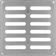 Миниатюра изображения товара Решетка вентиляционная Нора-М 200x200 с заслонкой / 19334 (хром)
