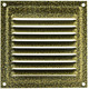 Миниатюра изображения товара Решетка вентиляционная Нора-М 100x100 с сеткой / 7211 (бронза)
