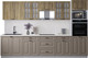 Миниатюра изображения товара Кухонный гарнитур Интерлиния Мила Деко 3.2 (луна/дуб вотан/опал светлый)