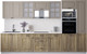 Миниатюра изображения товара Кухонный гарнитур Интерлиния Мила Деко 3.4 (дуб вотан/луна/опал светлый)