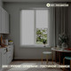 Миниатюра изображения товара Рулонная штора Sundays Home Оливия 67х160 с 2-мя направляющими LM-15 150см (белый)