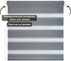 Миниатюра изображения товара Рулонная штора Sundays Home Лайнс 43х160 с 2-мя направляющими LM-15 150см (светло-серый)