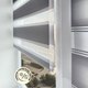 Миниатюра изображения товара Рулонная штора Sundays Home Лайнс 43х160 с 2-мя направляющими LM-15 150см (светло-серый)