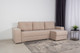 Миниатюра изображения товара Диван угловой DiArt Бруклин Г-правый (велюр, Selfie cream/крафт)