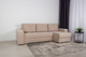 Миниатюра изображения товара Диван угловой DiArt Бруклин Г-правый (велюр, Selfie cream/крафт)