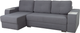 Миниатюра изображения товара Диван угловой DiArt Бруклин 7-левый (велюр, Selfie grey/крафт)