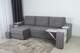 Миниатюра изображения товара Диван угловой DiArt Бруклин 7-левый (велюр, Selfie grey/крафт)