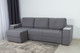 Миниатюра изображения товара Диван угловой DiArt Бруклин 7-левый (велюр, Selfie grey/крафт)