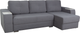 Миниатюра изображения товара Диван угловой DiArt Бруклин Г-правый (велюр, Selfie grey/крафт)