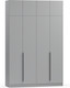 Миниатюра изображения товара Шкаф Soma Lord Black 160x240 (серый)