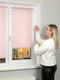 Миниатюра изображения товара Рулонная штора Lm Decor Жаккард LM 66-08 43x160 (розовый)